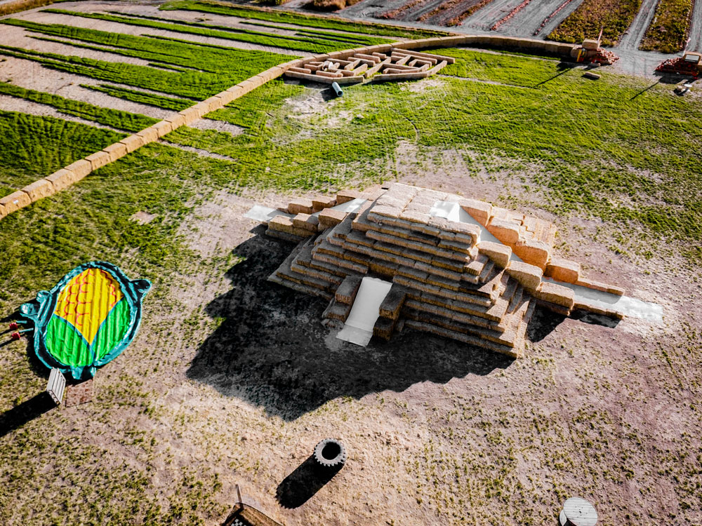 Twin Falls Corn Maze Straw Slide